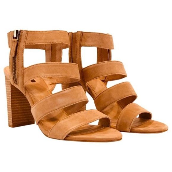 Tahari Media Suede Strappy Sandal, Sz 8.5 - Picture 1 of 10